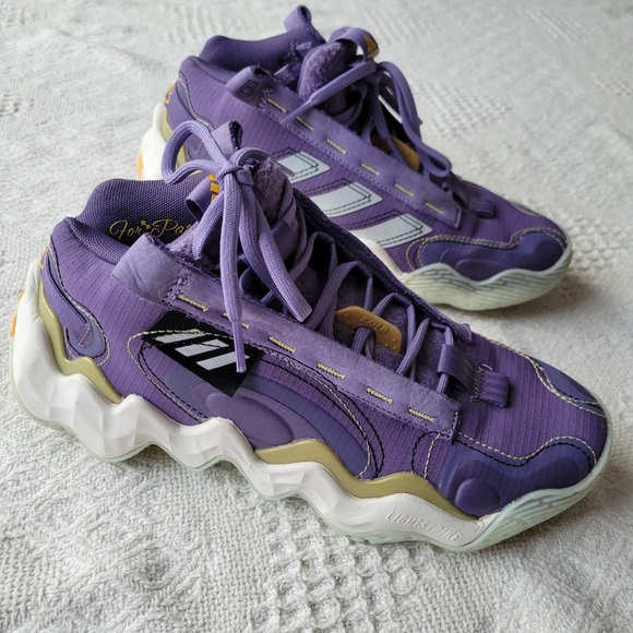 ADIDAS Exhibit B Candace Parker Chunky Basketball Athletic Mid Sneaker Shoe - Picture 2 of 9